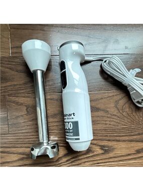 Cuisinart Smart Stick Hand Blender - White with Black Accents